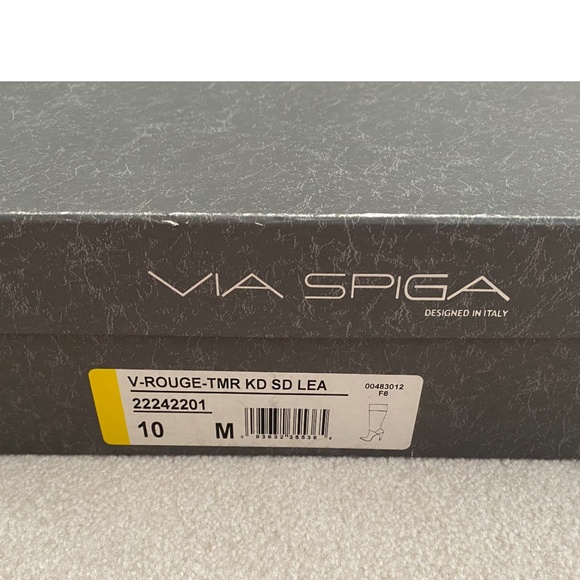 VIA SPIGA SUEDE KNEE HIGH HEELED BOOTS - Picture 3 of 16